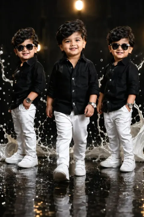 Luxury Toddler Clone Fashion Portrait