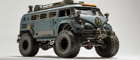 Remote Control 60s VW Bus Muscle Car Model