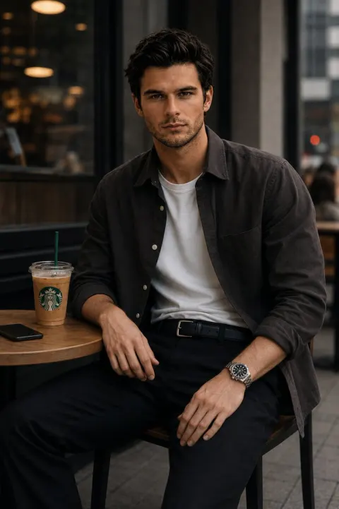 Urban Gentleman Coffee Portrait