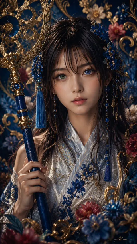 Ornate Fantasy Sorceress Portrait
