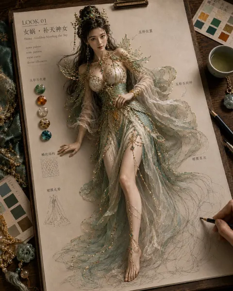 Mythic Haute Couture Design Draft