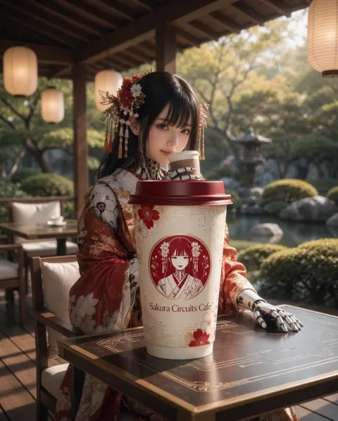 Cyber Kimono Coffee Garden