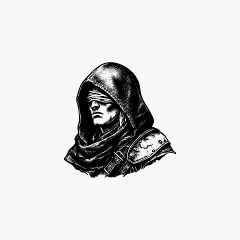 Faceless Hooded Assassin Emblem