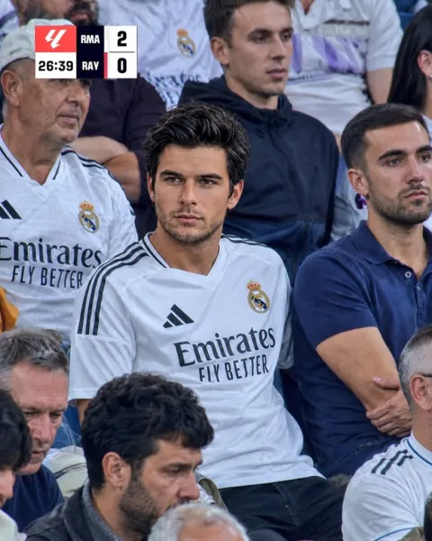 Real Madrid Fan Stadium Portrait