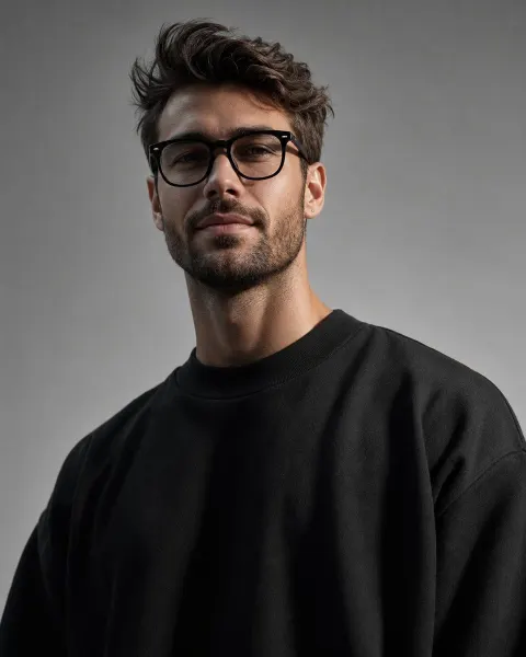 Moody High-Fashion Editorial Portrait