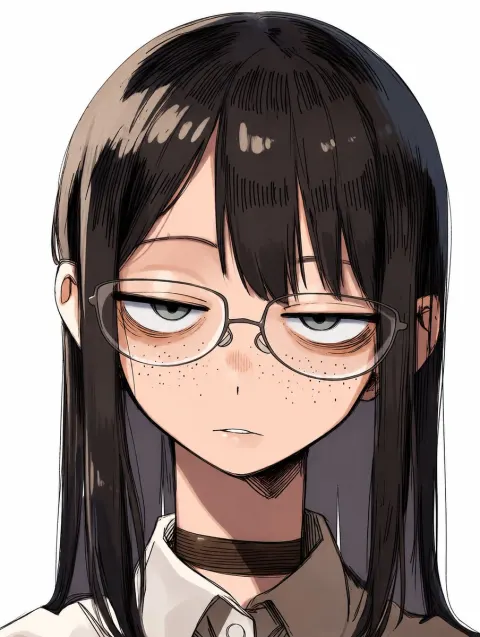 Censored Anime Portrait Illustration