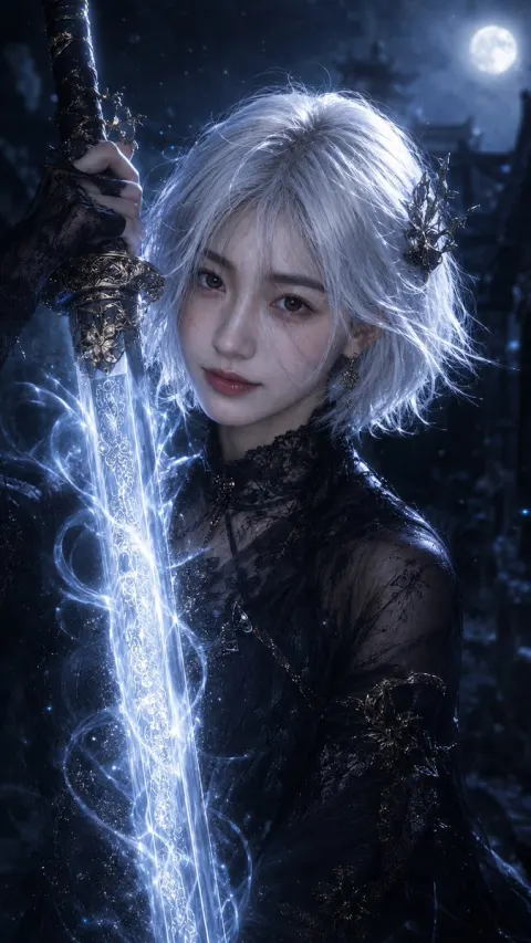 Moonlit Sword Maiden's Dark Oath