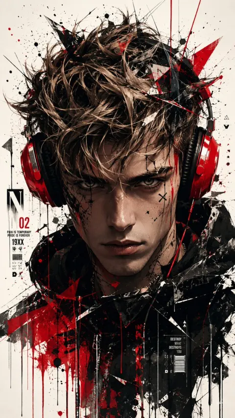 Crimson Glitch: Headphones Shattered