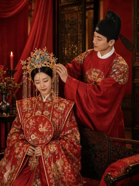 Ming Dynasty Hanfu Wedding Photos