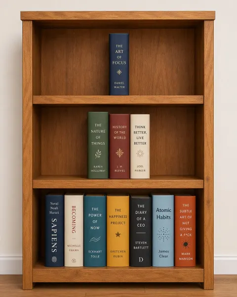 Aesthetic Bookshelf Arrangement