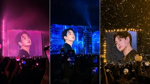 K-Pop LED Stadium Concert Collage