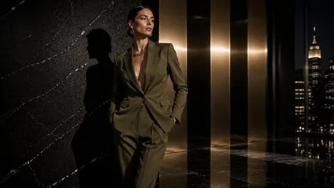 Cinematic Luxury Fashion Editorial