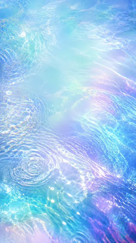 Ethereal Tropical Water Caustics Wallpaper