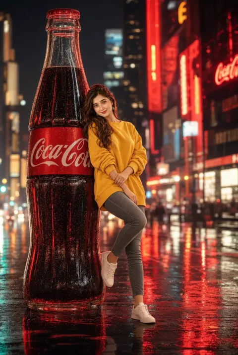 Cinematic Neon Coca-Cola Ad