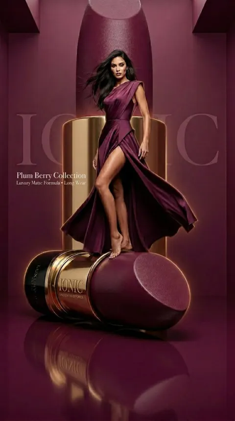 Luxury Plum Beauty Campaign