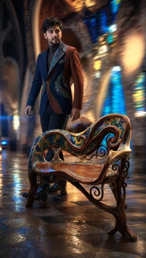 Gaudi-Inspired Luxury Furniture Campaign