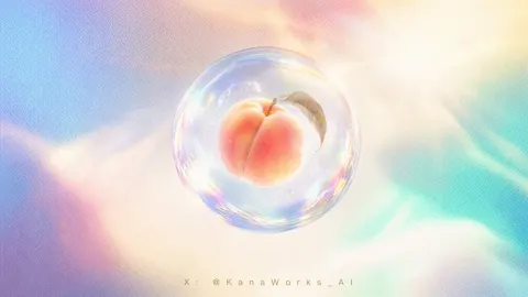 Minimalist Dreamy Glass Sphere Poster