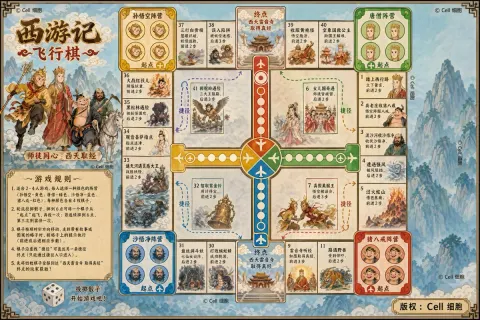 Journey to the West Board Game