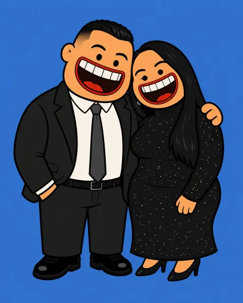 Absurdist Cartoon Portrait