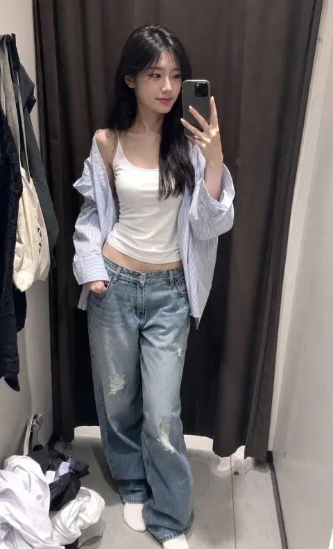 Fitting Room Selfie Moment