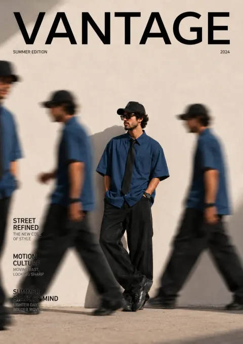 Ultra-Realistic Fashion Magazine Cover