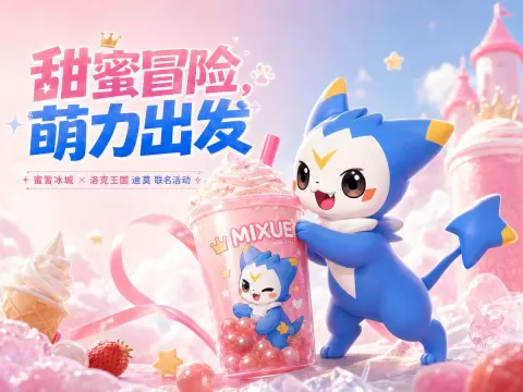 Mixue Dimoco Fantasy Dessert Poster