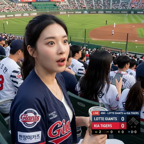 Korean Baseball Stadium Live Action