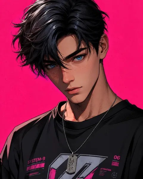 Stylized 3D Streetwear Male Portrait