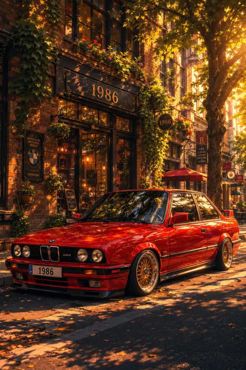 Classic BMW Golden Hour Dream