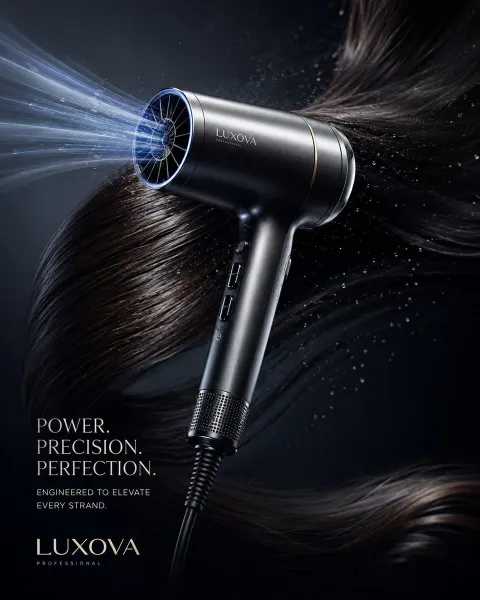 Luxury Floating Hair Dryer Commercial