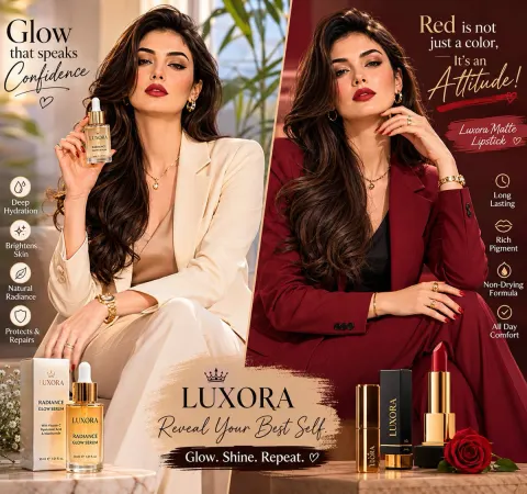 Luxury Beauty Dual Model Ad