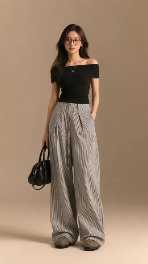Minimalist Korean Fashion Portrait