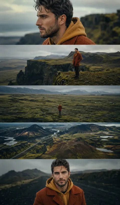 Icelandic Solitude: Cinematic Journey