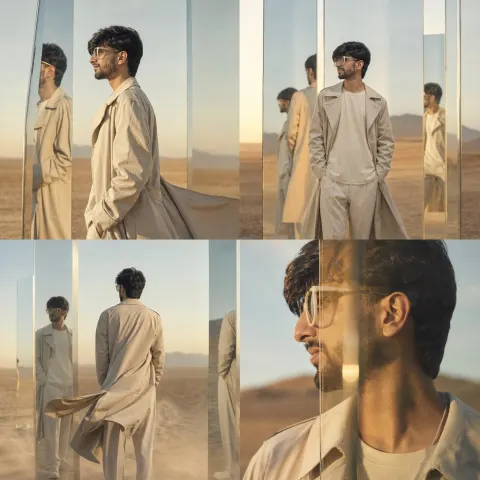 Desert Mirror Fashion Editorial