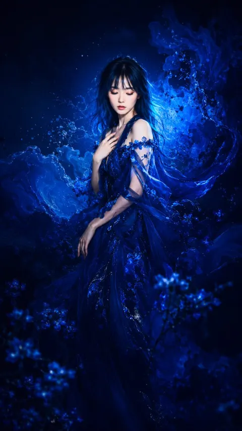 Phantom Blue Couture Fantasy