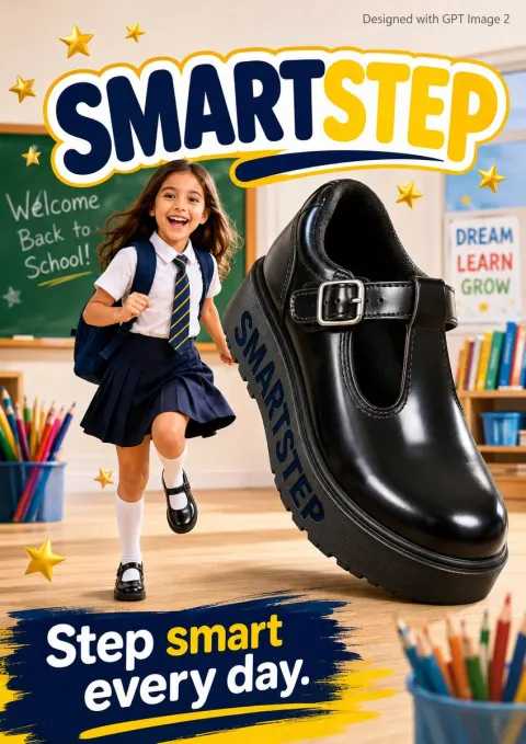 Giant Shoe Back-to-School Ad