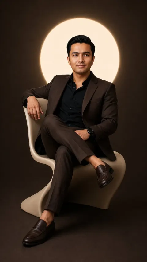 Futuristic Gentleman Portrait