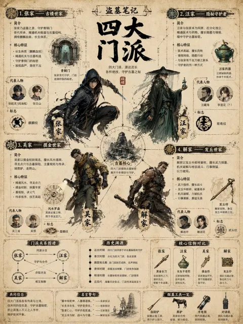 Grave Robbers Four Sects Guide