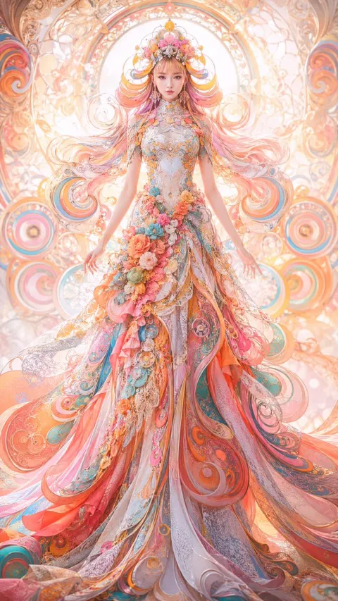 Ethereal Goddess Couture Gown
