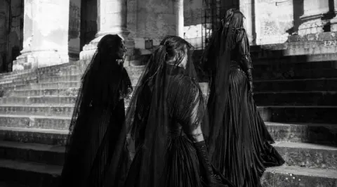 Victorian Gothic Mourning Procession