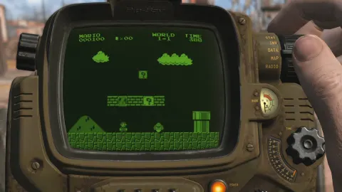 Retro Wrist Game In Wasteland