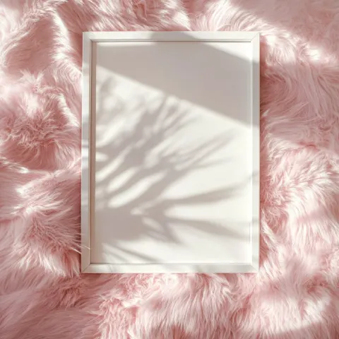 Top-Down View of Cozy Bedroom Setting