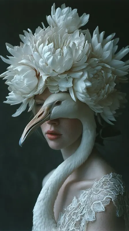 Amy Judd Inspired Surreal Up Portrait Artwork