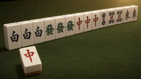 Cinematic Daisangen Mahjong Anime Shot