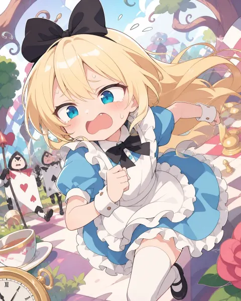 Alice's Panicked Wonderland Dash