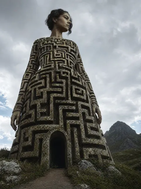 Colossal Female Statue