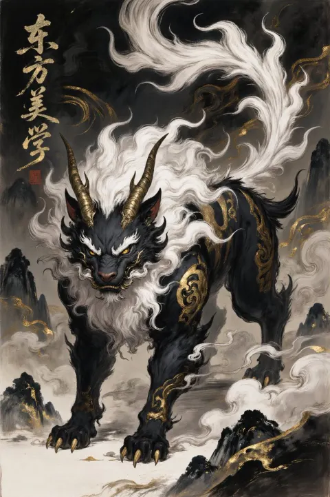 Gilded Mythical Beast Emerges