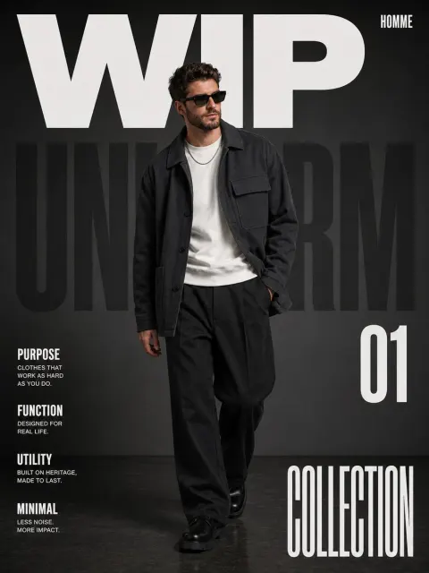 Street-Luxury Workwear Editorial Cover