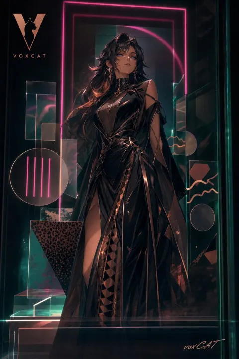 Dark Fashion Heroine Display