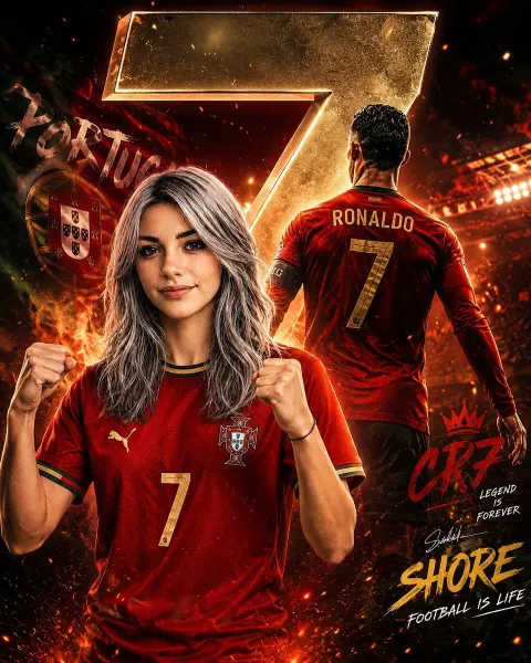 Cinematic Portugal Football Poster